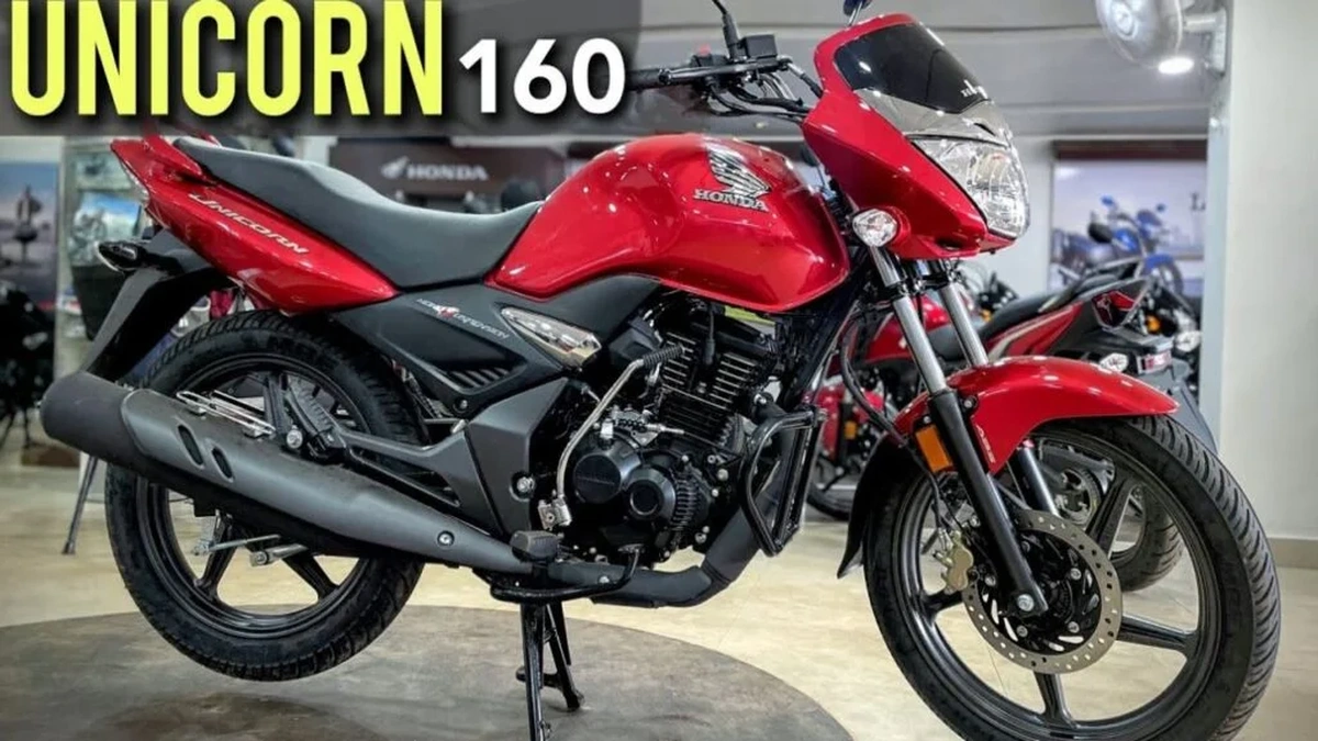 Honda Unicorn 2025 Launched – Refined 160cc Engine, Legendary Comfort & Monoshock Suspension