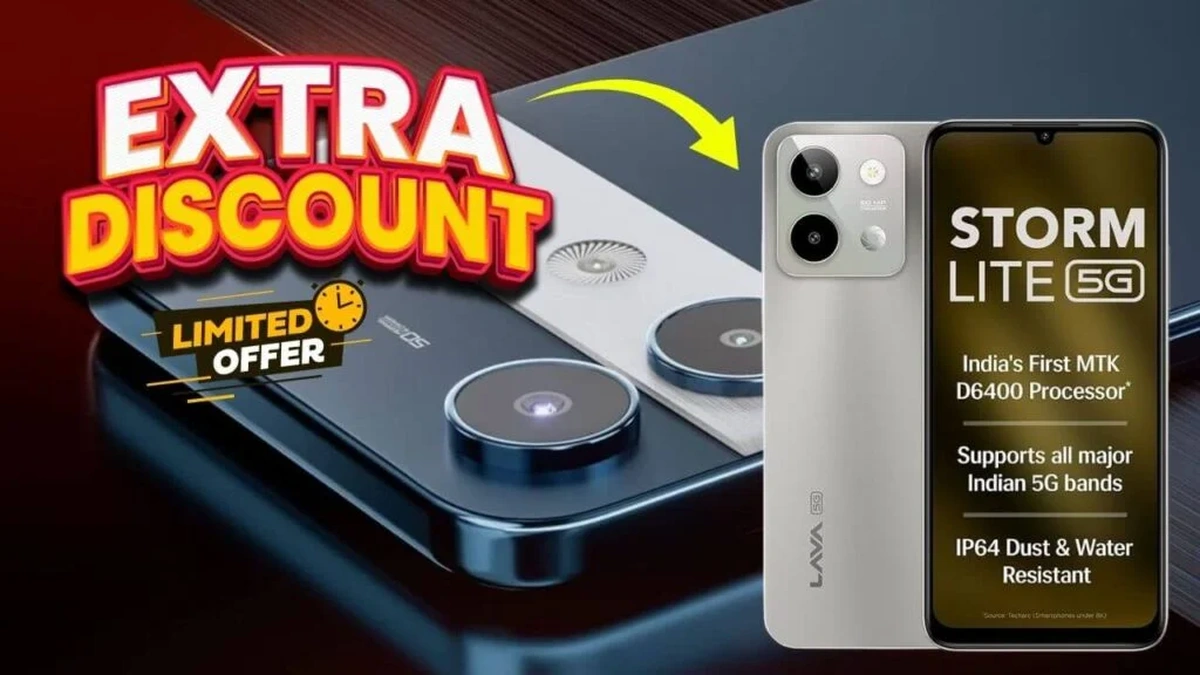 Lava Storm Play and Storm Lite Launched Under ₹10,000 – Massive Discounts on Limited Stocks
