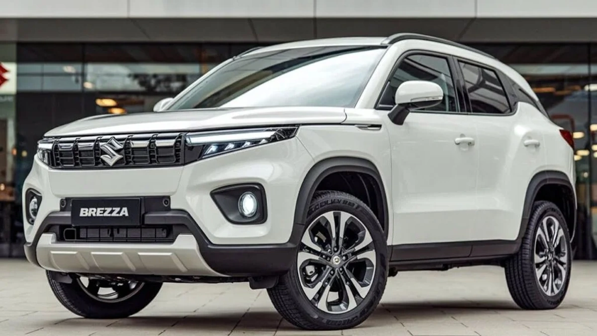Maruti Suzuki Brezza 2026 Launched – V4 Engine, Advanced Tech & Muscular Design