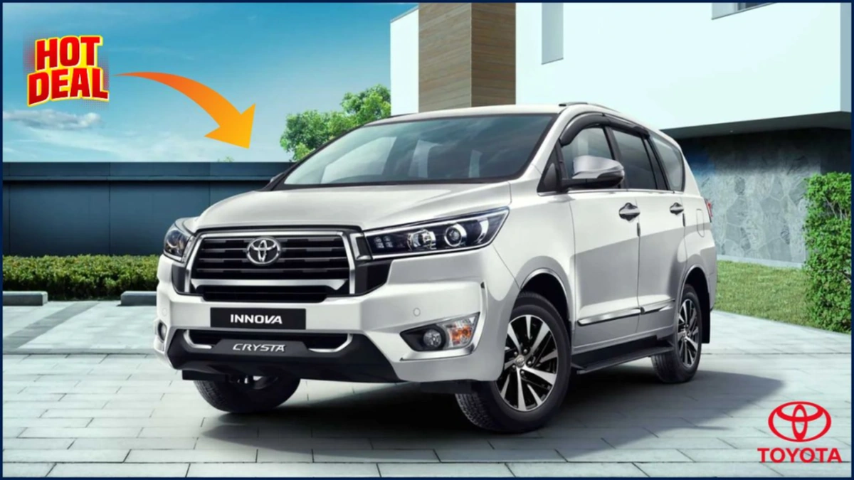 Massive Discount on Toyota Innova Crysta 2026 – Premium 7-Seater MPV with Dhamaka Offers & Powerful 2.4L Diesel Engine!