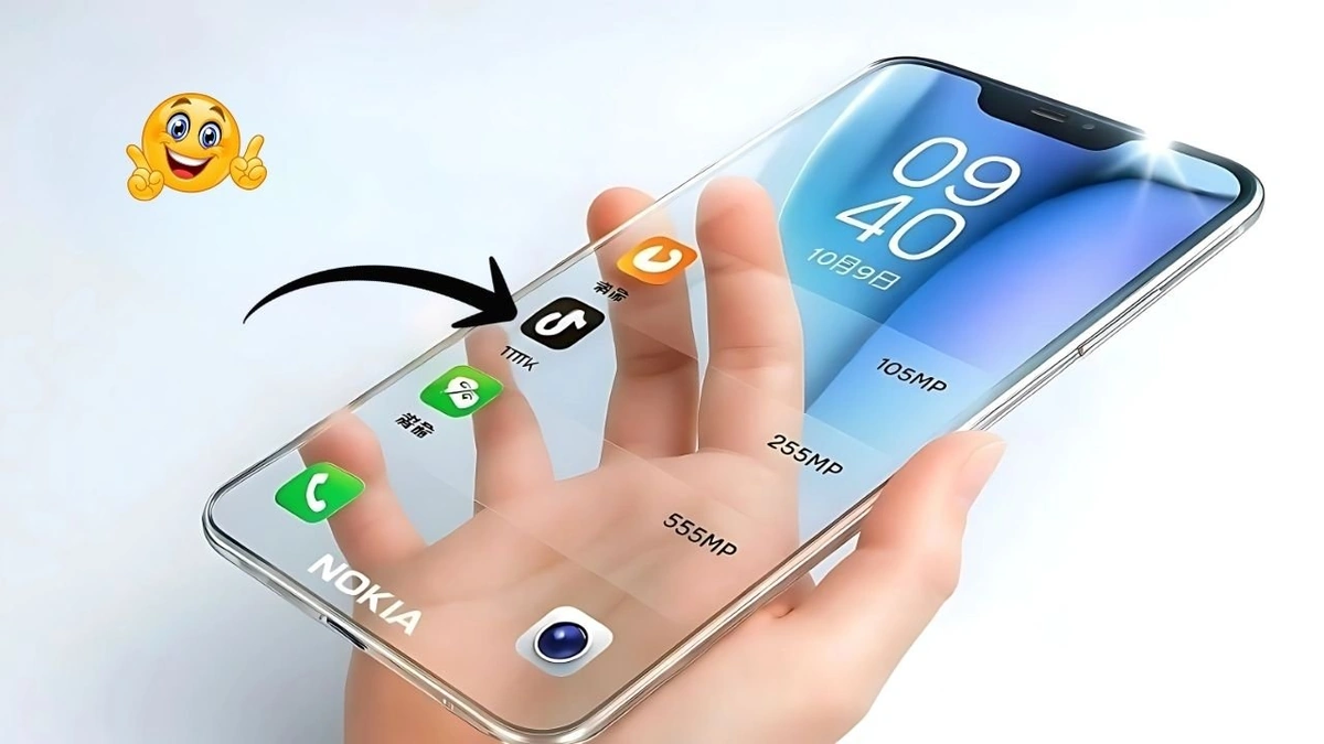 Nokia Transparent 5G Phone Launched: 300MP Camera, 150W Fast Charging & High-Performance