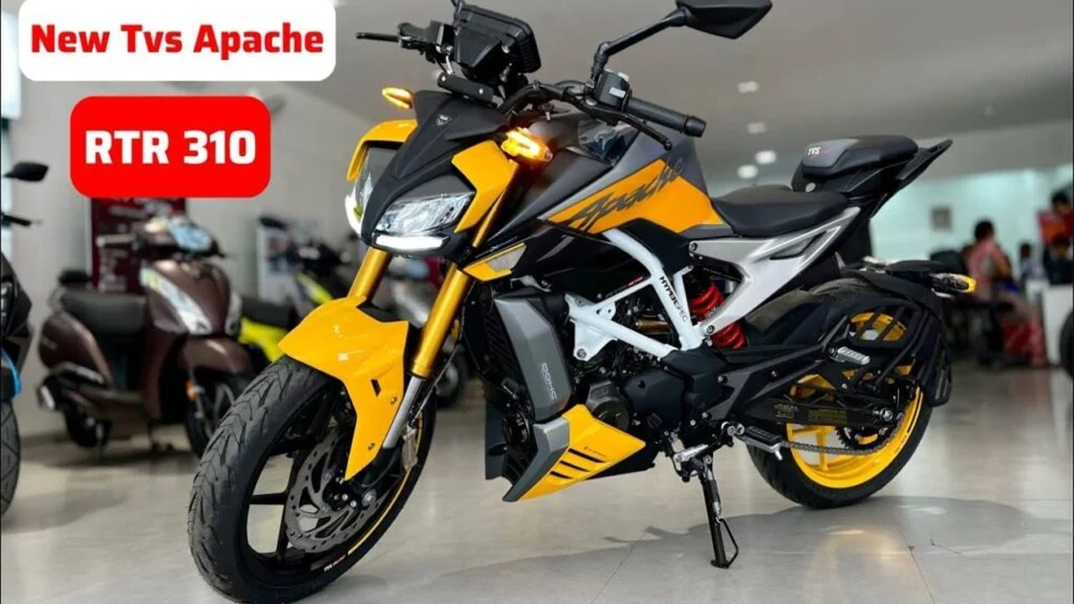 TVS Apache RTR 310 2025 Launched – Track-Focused Engine, Advanced Tech & Aggressive Styling