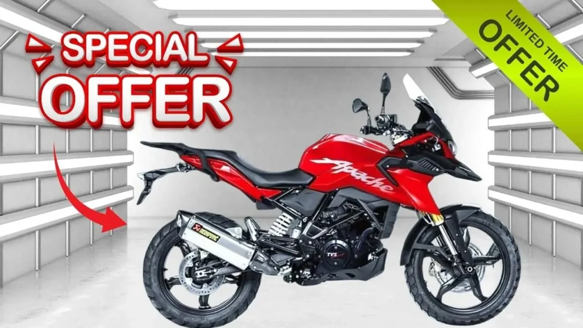 TVS Apache RTX 300 Adventure Bike Debuts – Grab Limited Time Massive Discount Offers