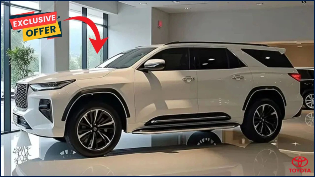 Toyota Fortuner 2025 Massive Discount – 30kmpl Diesel SUV with Luxury Interiors & 204PS Power!