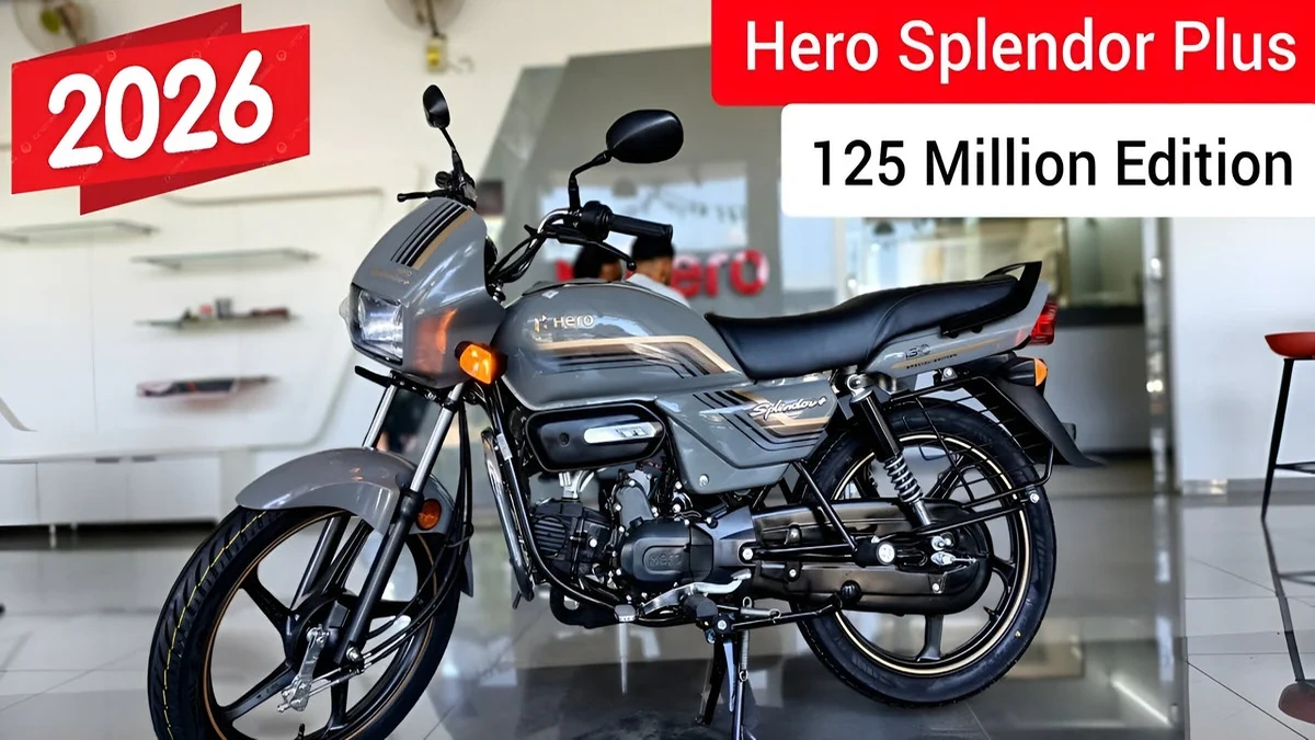 2026 New Hero Splendor Plus 125 Million Edition Finally Revealed First Look, Features Engine. Mileage, & Price
